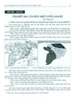 Tìm hiểu địa văn hóa miệt vườn nam bộ 