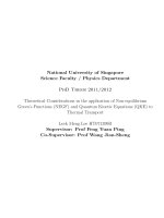 Theoretical considerations in the application of non equilibrium greens functions (NEGF) and quantum kinetic equations (QKE) to thermal transport 
