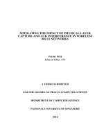 Mitigating the impact of physical layer capture and ACK interference in wireless 802 11 networks 