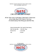 Chuyên đề tốt nghiệp phát hành và thanh toán thẻ tại VIB