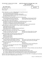 Sinh học  9   071 (HK II 2010   2011)