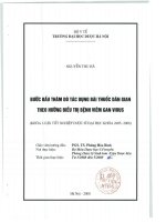 Bước đầu thăm dò tác dụng bài thuốc dân gian theo hướng điều trị bệnh viêm gan virus