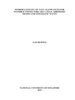 Hydroelasticity of VLFS allowances for flexible connectors, gill cells, arbitrary shapes and stochastic waves 