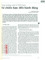 Tăng trưởng xanh ở việt nam   từ chiến lược đến hành động