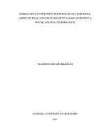 Interaction of EcoRI with noncognate DNA sequences  computational investigation of dynamics of protein  water and DNA conformation 