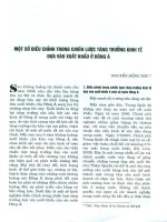 Một số điều chỉnh trong chiến lược tăng trưởng kinh tế dự vào xuất khẩu ở đông á