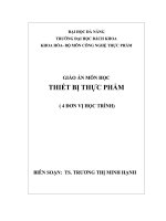 Gíao trình thiết bị thực phẩm