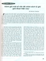 Đánh giá một số vấn đề chính sách tỷ giá giai đoạn hiện nay 