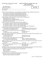 Sinh học  9   568 (HK II 2010   2011)