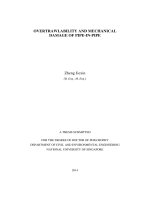 Overtrawlability and mechanical damage of pipe in pipe 