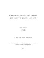 Computational studies of host pathogen protein protein interactions   a case study of the h sapiens m  tuberclulosis H37RV system 