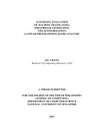 Automatic evaluation of machine translation, paraphrase generation, and summarization a linear programming based analysis 