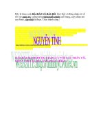 BÀI HÁT CA NGỢI BÁC HỒ