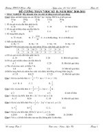 ĐỀ CƯƠNG ÔN TẬP TOÁN 7 HK2