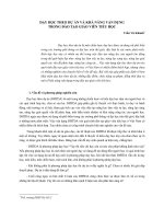 Dạy học theo dự án và khả năng vận dụng trong đào tạo giáo viên tiểu học