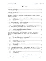 Nghiên cứu sự hài lòng của khách hàng đối với dịch vụ bán hàng của công ty TNHH thương mại việt trung