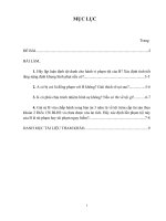 BÀI tập lớn LUẬT HÌNH SỰ