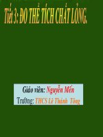 TIET 3  DO THE TICH CHAT LONG