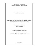 Nghiệm suy rộng của phương trình elliptic tuyến tính cấp 2 dạng bảo toàn