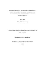 Synthesis, physical properties and biradical characters of zethrene based polycylic hydrocarbons 1 