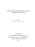 A penalized likelihood approach in covariance graphical model selection 