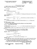 De kt hoc ki 2 Toan 11 Truong THPT Cam Thuy 2