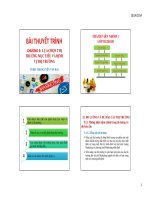 Bài thuyết trình chương 5 lựa chọn thị trường mục tiêu và định vị thị trường   ths  nguyễn văn hậu