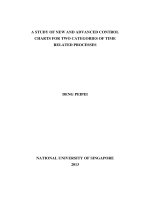 A study of new and advanced control charts for two categories of time related processes 