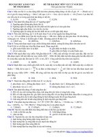 THI LÝ 2011( Có giải chi tiết)