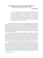 Đạm phương nữ sử và vấn đề vị thế người phụ nữ trong sự nghiệp canh tân đất nước