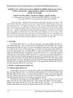 NGHIÊN cứu TÍNH TOÁN QUÁ TRÌNH ô NHIỄM KIM LOẠI NẶNG VỊNH CAM RANH – KHÁNH HOÀ THEO các KỊCH bản KINH tế xã hội 