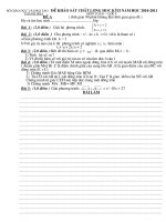 đề thi kỳ 2 lớp 9