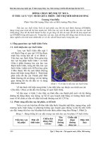 DÒNG CHẢY đô THỊ từ mưa ở TIỂU lưu vực SUỐI GIỮA TRÊN   đô THỊ mới BÌNH DƯƠNG 