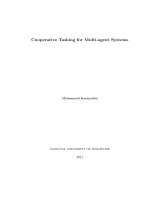 Cooperative tasking for multi agent systems 