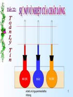 TIET 22  SU NO VI NHIET CUA CHAT LONG