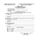 PHIẾU CHẤM SKKN NĂM HỌC 2009 2010