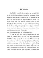 Báo cáo về chức năng, nhiệm vụ, quyền hạn, tổ chức bộ máy và mối quan hệ công tác của sở lao động thương binh và xã hội tỉnh bắc ninh