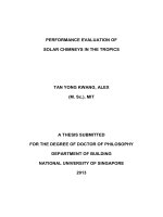 Performance evaluation of solar chimneys in the tropics 