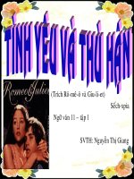 Tinh yeu va thu han