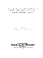 Exchange bias characteristic in  co pd n FEMN bi layered thin films with perpendicular anisotropy and the applications for spin valves in spintronics 