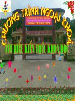 Ngoại khoá: Tìm hiểu kiến thức khoa học