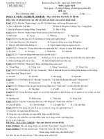 2 ĐỀ + ĐÁP ÁN VĂN 8 HKII THAM KHẢO