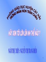 Hãy xem tôi lớn lên như thế nào