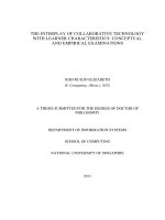 The interplay of collaborative technology with learner characteristics conceptual and empirical examinations 