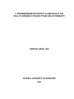 A transmembrane mutation in FcgRIIb reveals the role of ceramide in phagocytosis and autoimmunity 