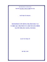 Thành phần côn trùng thụ phấn hoa vải và hiệu quả thụ phấn của một số loài chính tại yên thế, bắc giang, năm 2012