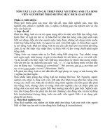 TÓM TẮT LUẬN ÁN CẢI THIỆN PHÁT ÂM TIẾNG ANH CỦA SINH VIÊN NGƯỜI ÊĐÊ THEO HƯỚNG MỤC ĐÍCH GIAO TIẾP