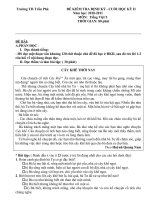 Đề thi CHK II   Tiếng việt   5  (2010 2011)