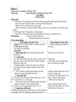 Giáo án lớp 2 mới nhất