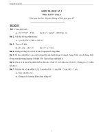 Bộ đề kiểm tra học kì 1 môn toán lớp 6